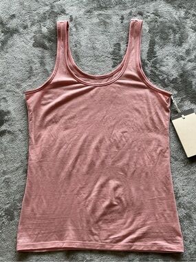 Icebreaker Siren Base Layer Tank Top Women’s Small blush merino wool blend